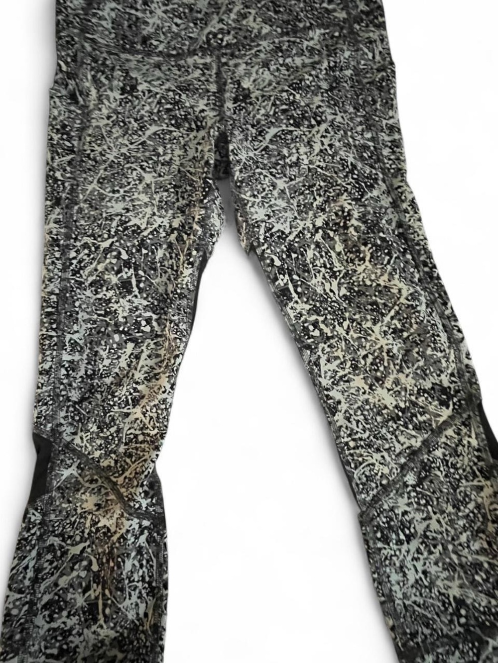 lululemon athletica Black & White Speckled High-Rise Cropped Leggings - Picture 4 of 8